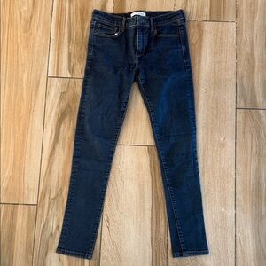 White House Black Market Dark Blue Skinny Jeans